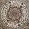 Flash Furniture Ivory 4x4 Round Traditional Persian Style Rug NR-RG1274-44-IV-GG - alternate 5
